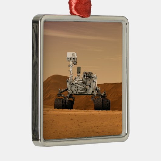 Mars Wissenschaftslabor Neugier Rover. 2 Ornament Aus Metall (Rechts)