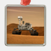 Mars Wissenschaftslabor Neugier Rover. 2 Ornament Aus Metall (Vorne)