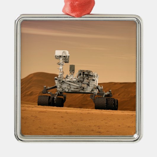 Mars Wissenschaftslabor Neugier Rover. 2 Ornament Aus Metall (Vorne)