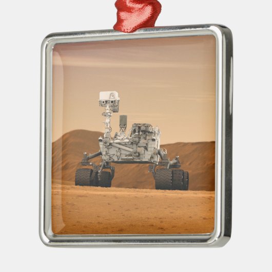 Mars Wissenschaftslabor Neugier Rover. 2 Ornament Aus Metall (Links)