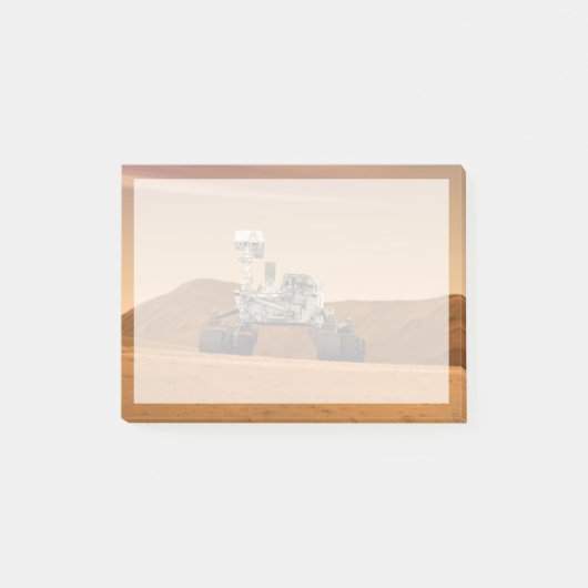 Mars Wissenschaftslabor Neugier Rover. 2 Post-it Klebezettel (Vorderseite)