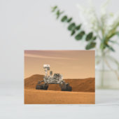 Mars Wissenschaftslabor Neugier Rover. 2 Postkarte (Stehend Vorderseite)