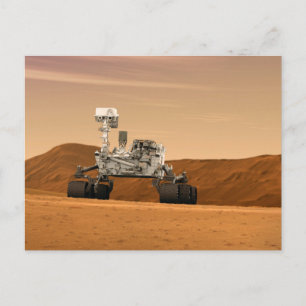 Mars Wissenschaftslabor Neugier Rover. 2 Postkarte
