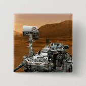 Mars Wissenschaftslabor Neugier Rover. 3 Button (Vorderseite)