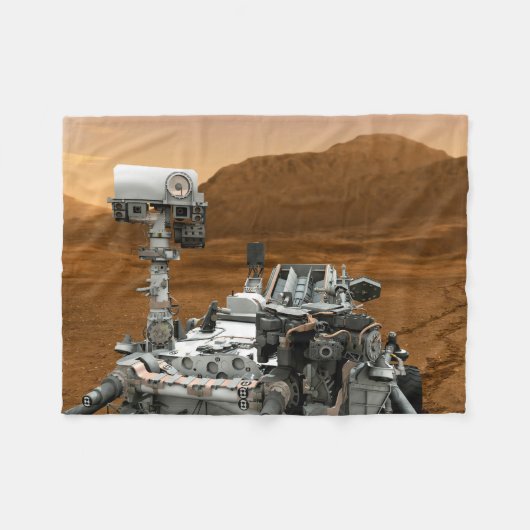 Mars Wissenschaftslabor Neugier Rover. 3 Fleecedecke (Vorderseite (Horizontal))