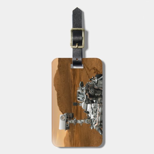 Mars Wissenschaftslabor Neugier Rover. 3 Gepäckanhänger (Vorderseite vertikal)