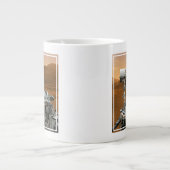 Mars Wissenschaftslabor Neugier Rover. 3 Jumbo-Tasse (Vorderseite)
