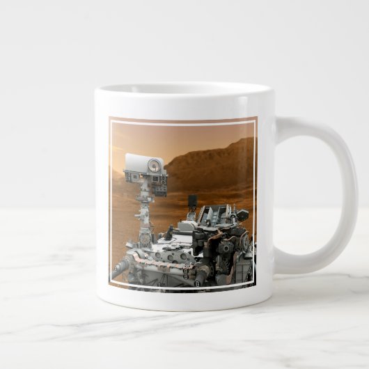 Mars Wissenschaftslabor Neugier Rover. 3 Jumbo-Tasse (Rechts)