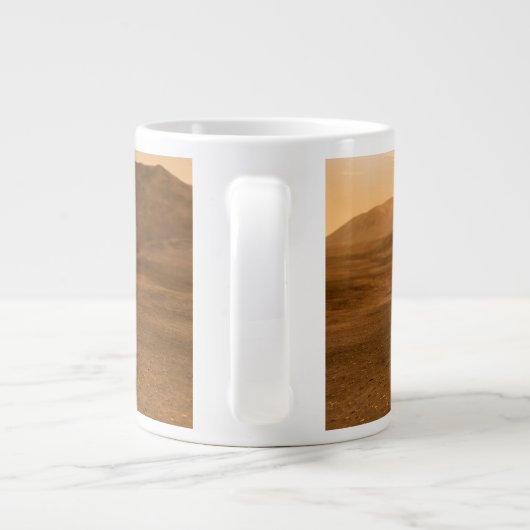 Mars Wissenschaftslabor Neugier Rover. 3 Jumbo-Tasse (Rückseite)