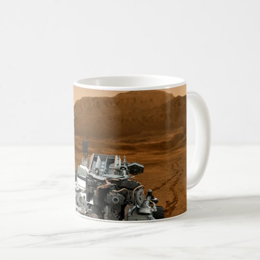 Mars Wissenschaftslabor Neugier Rover. 3 Kaffeetasse (VorderseiteRechts)