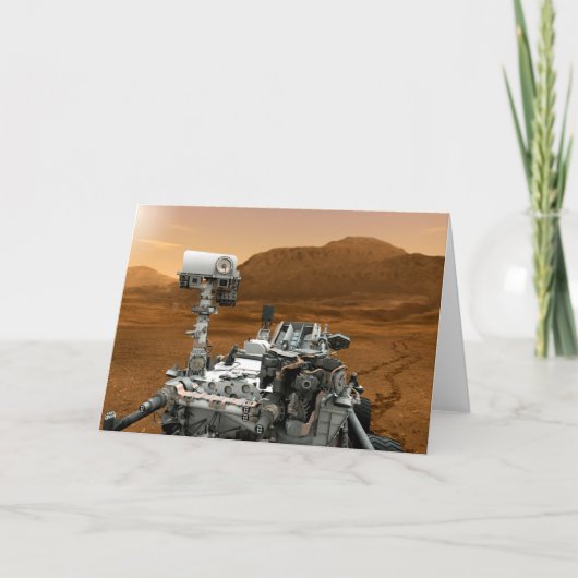 Mars Wissenschaftslabor Neugier Rover. 3 Karte (Vorderseite)