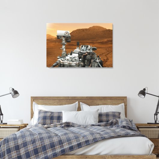 Mars Wissenschaftslabor Neugier Rover. 3 Leinwanddruck (Insitu (Schlafzimmer))