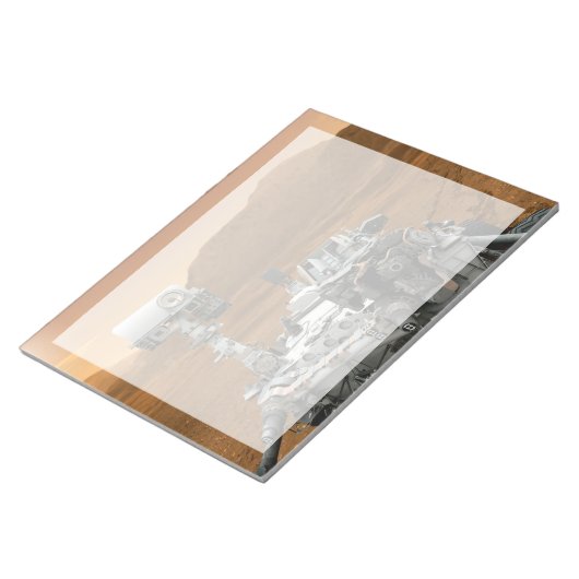 Mars Wissenschaftslabor Neugier Rover. 3 Notizblock (angewinkelt)