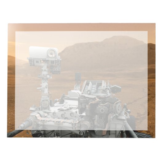 Mars Wissenschaftslabor Neugier Rover. 3 Notizblock (Vorderseite)