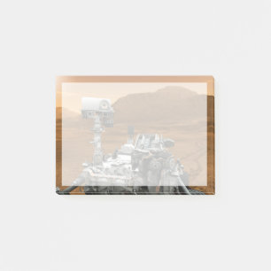 Mars Wissenschaftslabor Neugier Rover. 3 Post-it Klebezettel