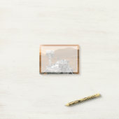 Mars Wissenschaftslabor Neugier Rover. 3 Post-it Klebezettel (Auf Schreibtisch)