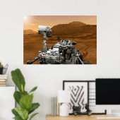 Mars Wissenschaftslabor Neugier Rover. 3 Poster (Heimbüro)