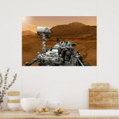 Mars Wissenschaftslabor Neugier Rover. 3 Poster (Küche)