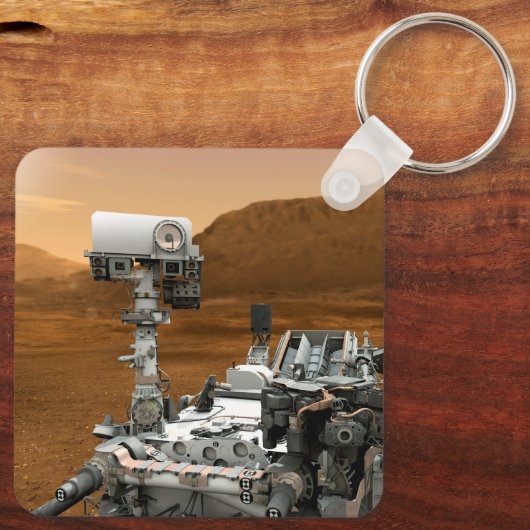 Mars Wissenschaftslabor Neugier Rover. 3 Schlüsselanhänger (Rückseite)