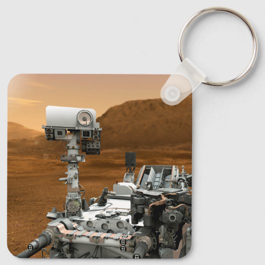 Mars Wissenschaftslabor Neugier Rover. 3 Schlüsselanhänger (Rückseite)