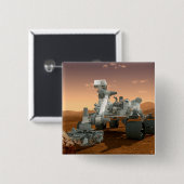 Mars Wissenschaftslabor Neugier Rover. 4 Button (Vorne & Hinten)