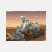 Mars Wissenschaftslabor Neugier Rover. 4 Fleecedecke (Vorderseite (Horizontal))