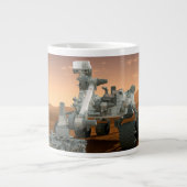 Mars Wissenschaftslabor Neugier Rover. 4 Jumbo-Tasse (Vorderseite)