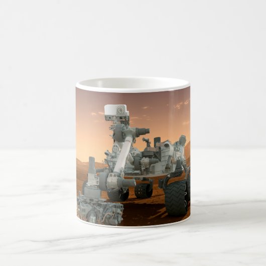 Mars Wissenschaftslabor Neugier Rover. 4 Kaffeetasse (Mittel)
