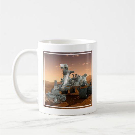 Mars Wissenschaftslabor Neugier Rover. 4 Kaffeetasse (Links)