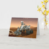 Mars Wissenschaftslabor Neugier Rover. 4 Karte (Gelbe Blume)
