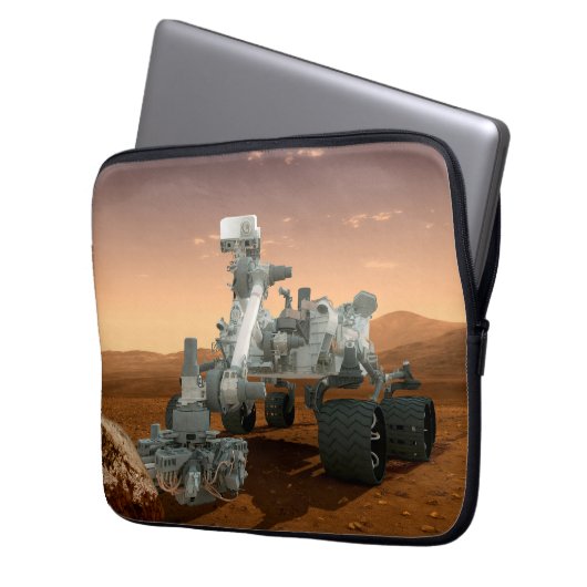 Mars Wissenschaftslabor Neugier Rover. 4 Laptopschutzhülle (Vorderseite Links)