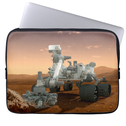 Mars Wissenschaftslabor Neugier Rover. 4 Laptopschutzhülle (Vorderseite)
