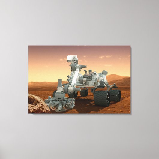 Mars Wissenschaftslabor Neugier Rover. 4 Leinwanddruck (Vorderseite)