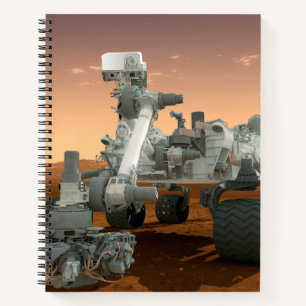 Mars Wissenschaftslabor Neugier Rover. 4 Notizblock