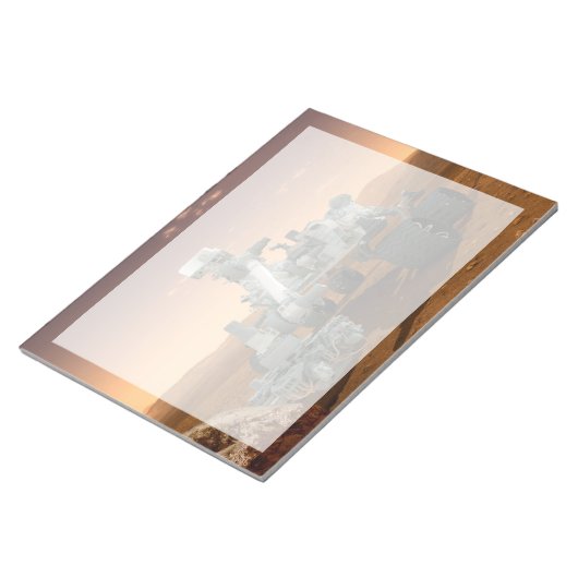 Mars Wissenschaftslabor Neugier Rover. 4 Notizblock (angewinkelt)
