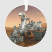 Mars Wissenschaftslabor Neugier Rover. 4 Ornament (Rückseite)
