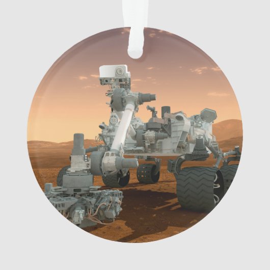 Mars Wissenschaftslabor Neugier Rover. 4 Ornament (Rückseite)