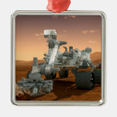 Mars Wissenschaftslabor Neugier Rover. 4 Ornament Aus Metall (Vorne)