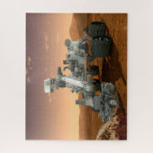 Mars Wissenschaftslabor Neugier Rover. 4 Puzzle (Vertikal)