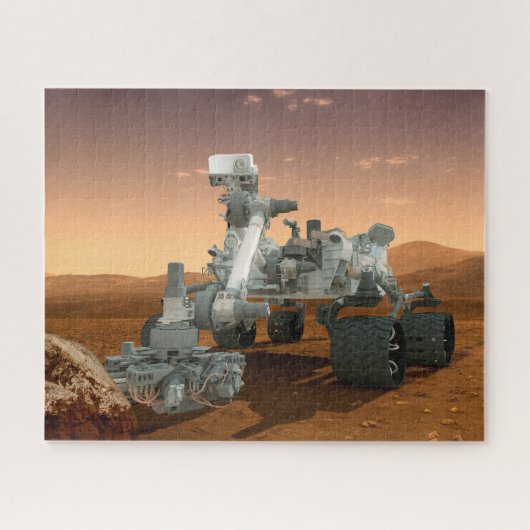 Mars Wissenschaftslabor Neugier Rover. 4 Puzzle (Horizontal)