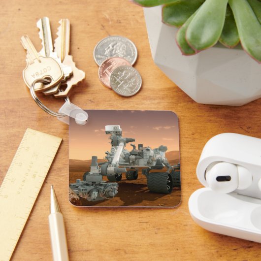 Mars Wissenschaftslabor Neugier Rover. 4 Schlüsselanhänger (Schreibtisch)