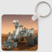Mars Wissenschaftslabor Neugier Rover. 4 Schlüsselanhänger (Rückseite)
