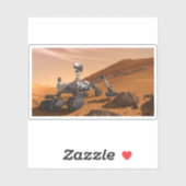 Mars Wissenschaftslabor Neugier Rover. Aufkleber (Blatt)