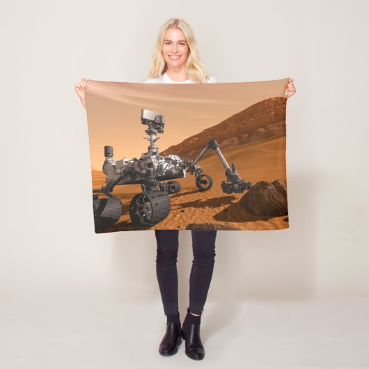 Mars Wissenschaftslabor Neugier Rover. Fleecedecke (Beispiel)