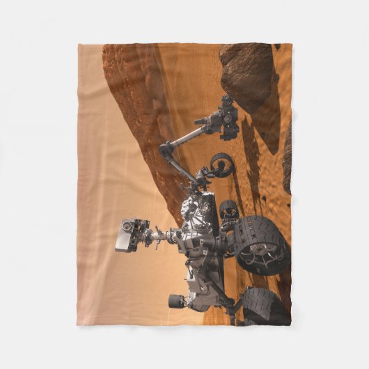 Mars Wissenschaftslabor Neugier Rover. Fleecedecke (Vorderseite)
