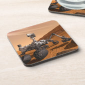 Mars Wissenschaftslabor Neugier Rover. Getränkeuntersetzer (Linke Seite)