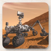 Mars Wissenschaftslabor Neugier Rover. Getränkeuntersetzer (Vorderseite)