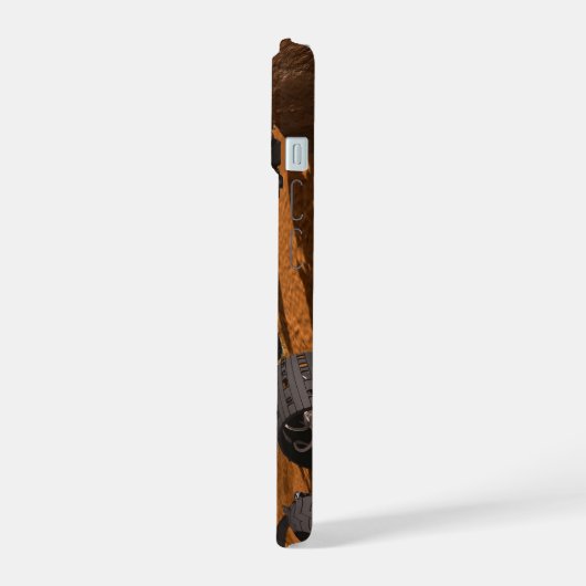 Mars Wissenschaftslabor Neugier Rover. iPhone 15 Hülle (Linke Seite)