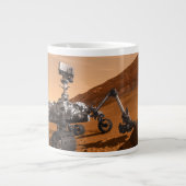 Mars Wissenschaftslabor Neugier Rover. Jumbo-Tasse (Vorderseite)