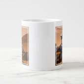 Mars Wissenschaftslabor Neugier Rover. Jumbo-Tasse (Vorderseite)